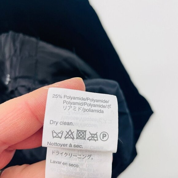 J Crew Womens Size 12 Crushed Velvet Pull On Easy Pants Style J5014 in Black - Picture 7 of 7